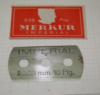 Старинные бритвенные лезвия Solingen Merkur 100 шт. (Q956)