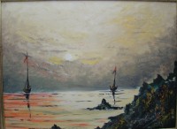 Картина винтажная Море (M059)