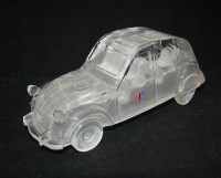 Magic Cristal фигурка большая хрустальная Citroen 2CV. Винтаж. (A435)