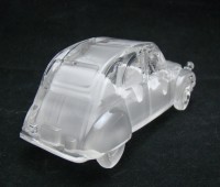 Magic Cristal фигурка большая хрустальная Citroen 2CV. Винтаж. (A435)