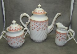 De Fuisseaux Baudour старинный набор для чая кофе (A732)