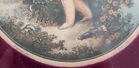 Винтажный принт  в рамке с гравюры Fragonard (A830)
