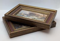 Картины репродукции винтажные Зимние голландские пейзажи (B028)