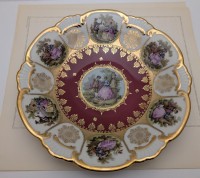 Oscar Schaller винтажное блюдо фруктовница (B124)