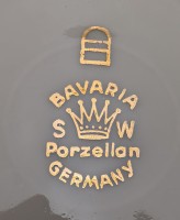 Oscar Schaller винтажное блюдо фруктовница (B124)