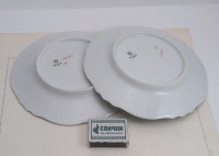 Carl Tielsch & Co старинные декоративные тарелочки 2 шт. (B224)
