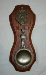Ложка оловянная на подставке знак зодиака Овен (P270)