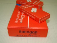 Винтажные бритвенные лезвия Solingen Universal - Klingen 100 шт. (Q957)