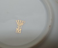 Friedrich Eger & Co. блюдечки миниатюры винтажные 6 шт. (X887)