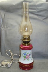 Limoges лампа настольная винтажная фарфоровая (Z098)