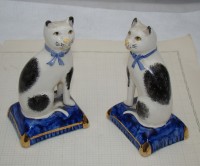 Фигурки старинные Кошки пара (M743)