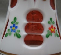 Колокольчик стеклянный винтажный Богемия (A338)