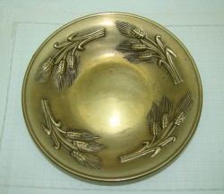 Тарелка хлебница "Колосья" (R712)