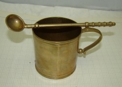 Чашка - подстаканник с ложкой (P909)