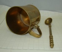 Чашка - подстаканник с ложкой (P909)