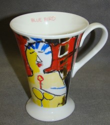 Art collection чашка дизайнерская Blue Bird (W351)