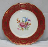 Tirschenreuth тарелка большая декоративная винтажная (M841)