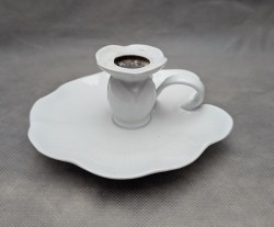 Philippe Deshoulieres винтажный фарфоровый подсвечник (A931)