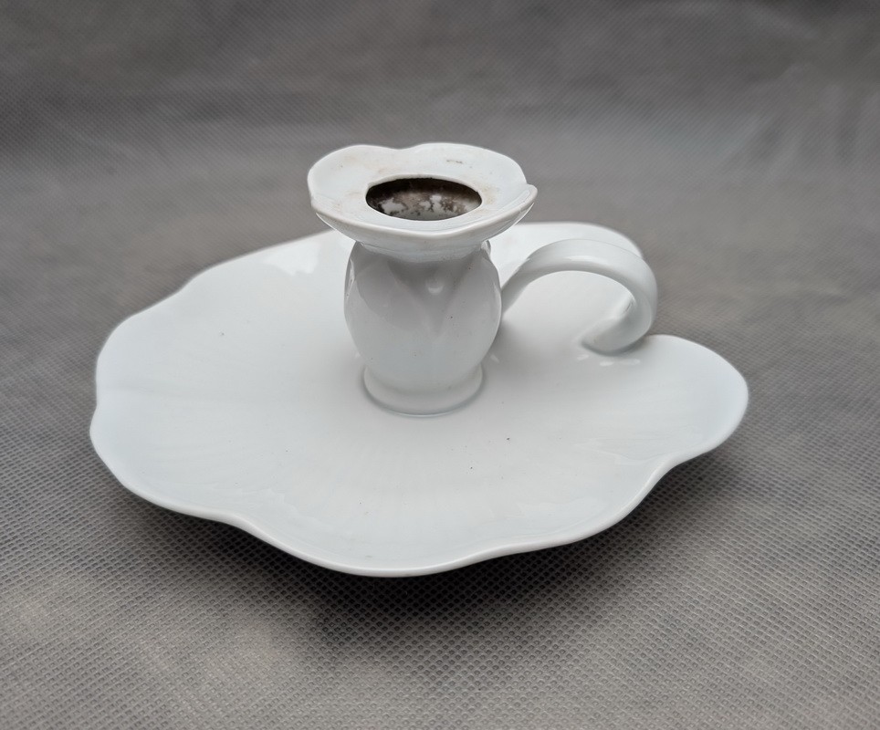 Philippe Deshoulieres винтажный фарфоровый подсвечник (A931)